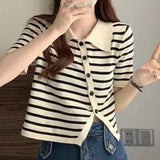 Knitted Women's Clothing Summer Going Out Tops Ribbed Irregular Casual T-shirt for Women - Zeprah