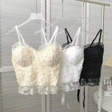 Lace Suspenders Beautiful Back Vests Chest Pads Lace Women Women's Tank Top Summer Camsole - Zeprah