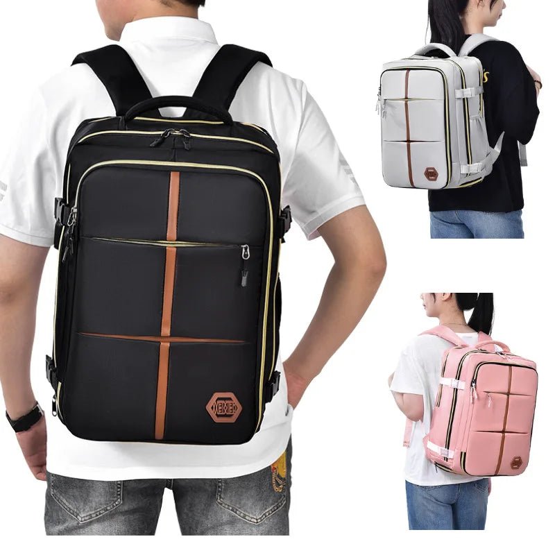 Large Capacity Laptop Backpack Anti - theft School Bag Business Bags for Men Waterproof Rucksack Outdoor Travel Bag - Zeprah