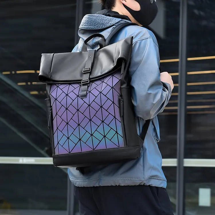 Large Capacity Oxford Men's Women's Backpack Trendy Waterproof College Student Commputer Casual Travel School Bag Laptop Bag - Zeprah