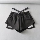 Lightweight Athletic Shorts High Waist Shorts Loose Hot Pants - Zeprah