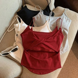 Lightweight Camisoles Bra Seamless Design for Support Comfort High - Impact Sports Activities camisoles Bra Top - Zeprah