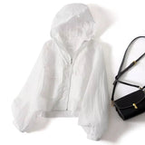 Lightweight Sun - protective Clothing Women's New Casual Loose Short Hooded Japanese Style Fashion Coat - Zeprah