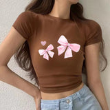 Lightweight T-shirt Modern Crop Top Basic Short - sleeved T-shirt - Zeprah