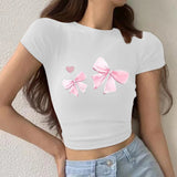 Lightweight T-shirt Modern Crop Top Basic Short - sleeved T-shirt - Zeprah