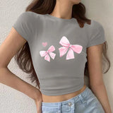 Lightweight T-shirt Modern Crop Top Basic Short - sleeved T-shirt - Zeprah