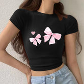 Lightweight T-shirt Modern Crop Top Basic Short - sleeved T-shirt - Zeprah