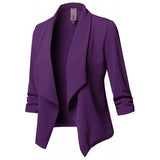 Lightweight Women's Coat Loose - fit Suit Jacket Fashionable Cardigans - Zeprah