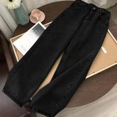 Loose - fit Jeans Vintage Trendy Slacks Simple Trousers - Zeprah