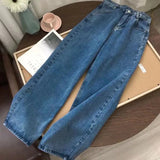 Loose - fit Jeans Vintage Trendy Slacks Simple Trousers - Zeprah