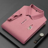 Men's Business Short Sleeve T-shirt New Men's POLO Shirt Men's Casual Business Golf T-Shirt - Zeprah