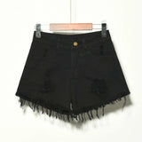 Mid - rise Cut - offs Popular Versatile Torn Women's Shorts Unique Fashionable Hot Pants - Zeprah