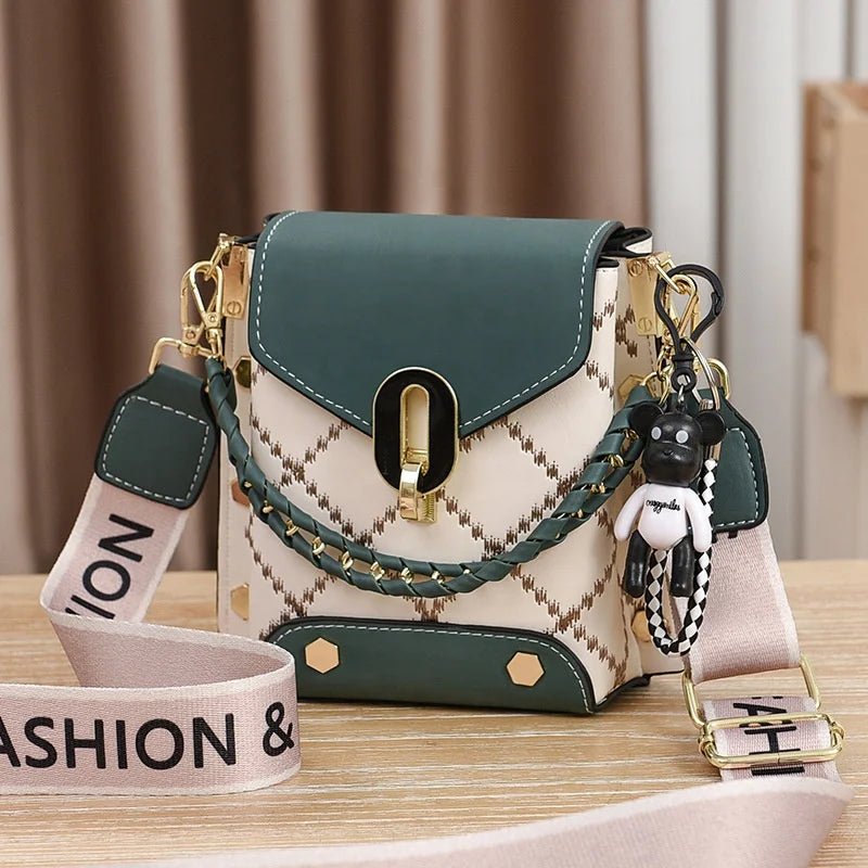 New Bag Korean Style Simple Small Square Bag Fashionable Shoulder Crossbody Trendy Mini Mobile Phone Bag Women's Bag - Zeprah