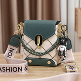 New Bag Korean Style Simple Small Square Bag Fashionable Shoulder Crossbody Trendy Mini Mobile Phone Bag Women's Bag - Zeprah