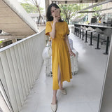 New Design Casual Dresses Fashionable Classic Empire Waist Dress Plain Women's Dresses - Zeprah