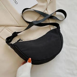 New Design Dumpling Bag Plain Durable Armpit Bag Practical Satchel Bag - Zeprah