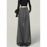 New Design Sense Lace Stitching Wide Leg Pants Women's Spring and Summer Loose Casual Fashion Pants - Zeprah