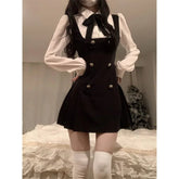 New Design Slim Women's Dresses Unique Faux Two - piece Casual Dresses - Zeprah