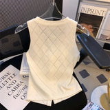 New Design tank Slim - fit V - neck Cool Sleeveless Tops Fashionable Tank Top - Zeprah