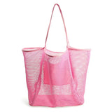 New Eco - Friendly Cotton Mesh Shopping Tote Bags Colorful Net Crochet Reusable Shoulder Unisex with Nylon Lining - Zeprah