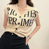 New Fashion c Knitting Sweater Vintage Short Sleeve Female Outerwear Chic Tops - Zeprah