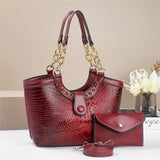New Fashion Handbag Explosive Shoulder Crossbody Bag Atmospheric Ladies Bag Middle - aged All - match Bag - Zeprah