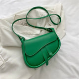 New Fashion Trendy Designer Women's Handbags Luxury Vintage Saddle Crossbody Shoulder Purse for Summer - Zeprah