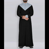 New Men Middle East Saudi Long Sleeve Mens Dubai Muslim Arab Thobe - Zeprah