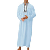 New Men Style Arabic Moroccan Islamic Thobe Dress Traditional Muslim Abaya Clothing - Zeprah