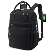 New Oxford Outdoor Daypack Fashion Simple Casual USB Anti - Theft Laptop Backpack College Student Women Travel Backpack - Zeprah
