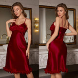 New Sexy European and American Style Lace Women's Nightgown Pajamas Homewear Luxury - Zeprah
