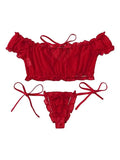 New Style Sexy Erotic Split Lace Sexy Underwear - Zeprah
