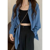 New Style Solid Pattern Sun Protection Jacket for Women Casual Loose Top Shirt Button Decoration Summer Thin Design - Zeprah