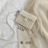 Newest Design Women Fashion Luxury Small Size Clutch Bag Ladies Personalized Imitation Pearl Shoulder Bag for Girls - Zeprah
