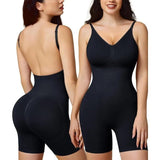 One Piece Deep V Backless Bodysuit Shapwear Sliming Waist Shapwear - Zeprah