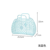 Personalized Vintage Foldable Waterproof Beach Bag Jelly Basket Unisex Wedding Party Favor Bags - Zeprah