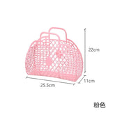 Personalized Vintage Foldable Waterproof Beach Bag Jelly Basket Unisex Wedding Party Favor Bags - Zeprah