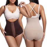 Plus Size Shapewear Spaghetti Strap Body Underwear Front Buckle Corset - Zeprah