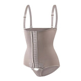 Plus Size Shapewear Spaghetti Strap Body Underwear Front Buckle Corset - Zeprah