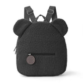 Plush Zipper Backpack Fashionable Casual Ear Little Bear Cartoon Cute Bear Embroidered Name Autumn Winter Children's Backpack - Zeprah