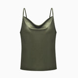 Polyester Cami Tank Top for Women V - Neck Blouses Tank Shirt - Zeprah