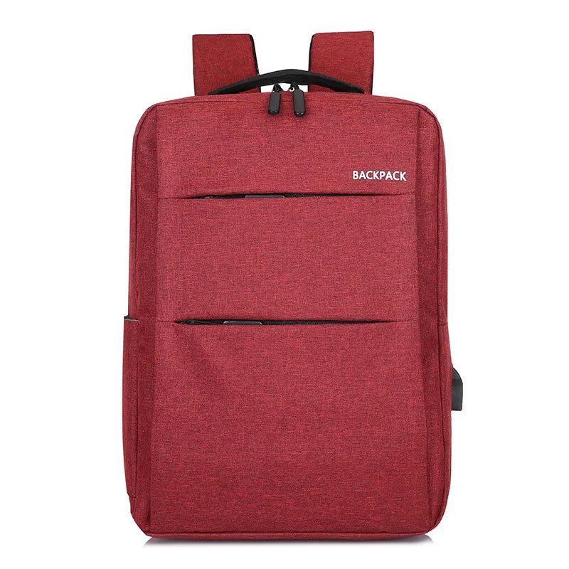 Polyester Waterproof USB Charging Laptops Backpack Business Laptop Backpack Bag - Zeprah