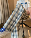 Popular Trousers Simple Summer Women's Trousers Checked Pants - Zeprah