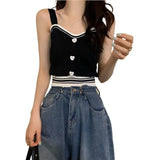 Popular Women Tank Top Knitted Camisole Best Sale Cropped Tank Tops - Zeprah