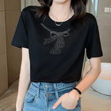 Popular Women's T-shirts Casual Summer Tops for Women Hot - selling Short Sleeve Top - Zeprah