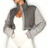 Premium Women's Polar Fleece Jacket, Autumn Winter Stand Collar Zip - Up Coat, Warm Athletic Leisure Wear - Zeprah