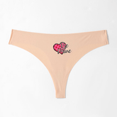 Printed Heart Graphic Thong Set – Seamless Design - Zeprah