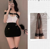 Pure Sex Lingerie Queen Suit Night Tight Role Playing Sexy Cos Royal Sister Uniform - Zeprah