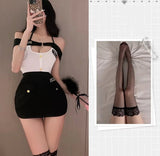 Pure Sex Lingerie Queen Suit Night Tight Role Playing Sexy Cos Royal Sister Uniform - Zeprah