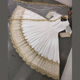 3 pc sequence Embroidery long Chiffon Maxi